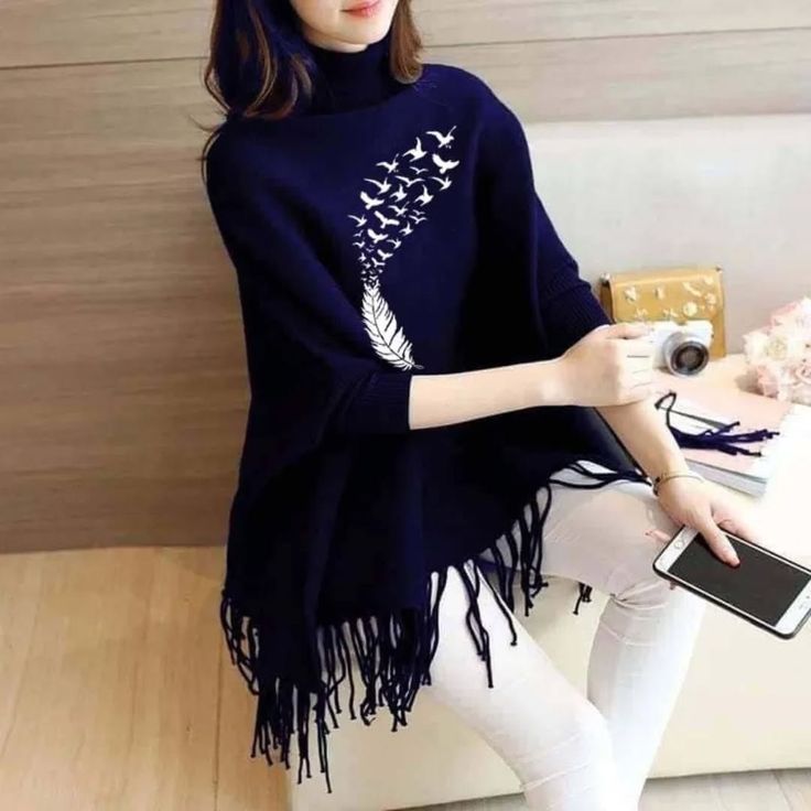 Winter Fleece Poncho for Women premium quality