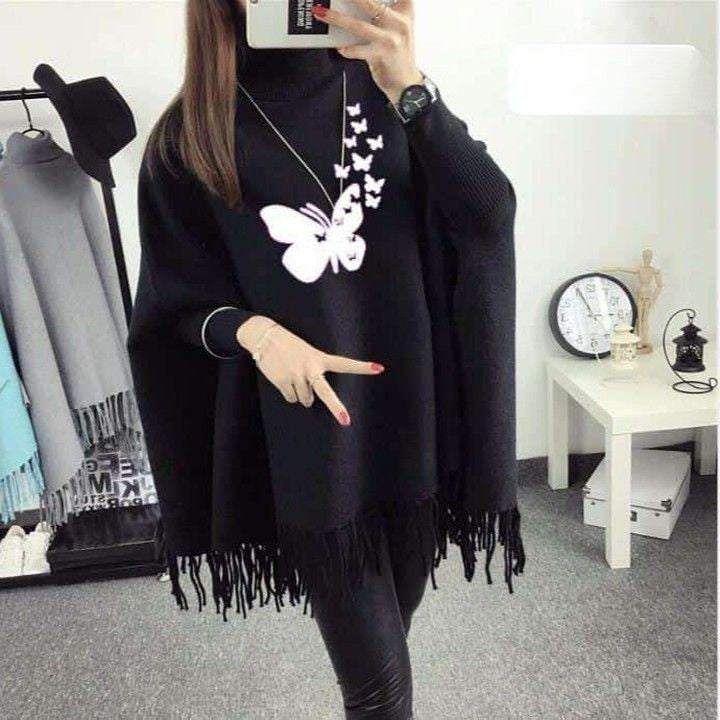 Winter Fleece Poncho for Women premium quality